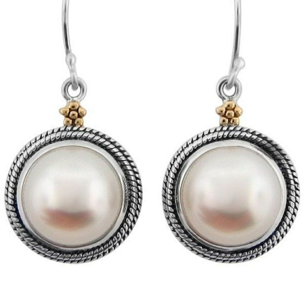 Meredith Leigh 14k Gold and Sterling Silver FW pea